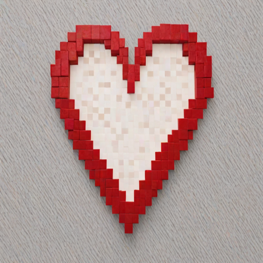 pixelated heart png