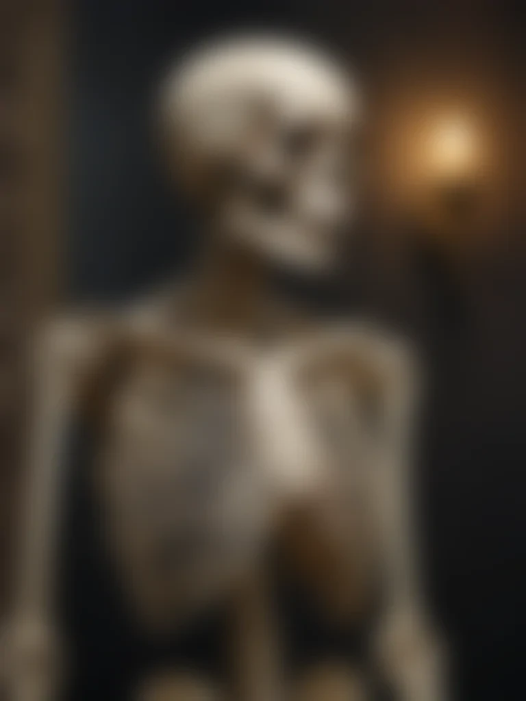 skeleton background