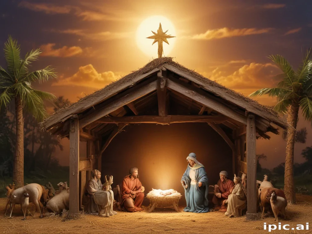 free nativity scene background images
