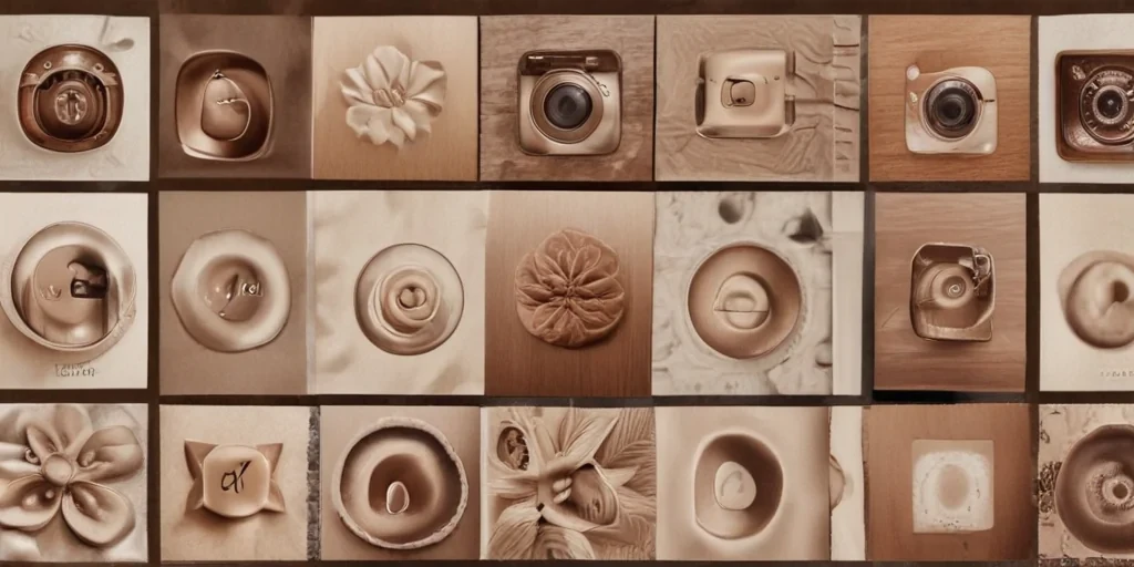 aesthetics brown instagram highlight icons