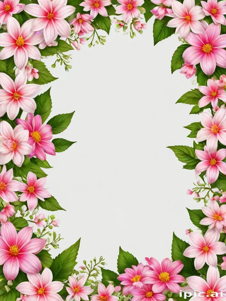 flowers border png