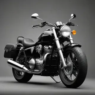 motorcycle clipart black and white