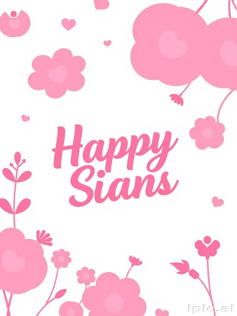 cute pink design