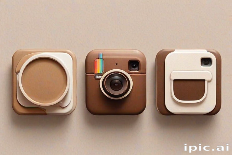 aesthetics brown instagram highlight icons