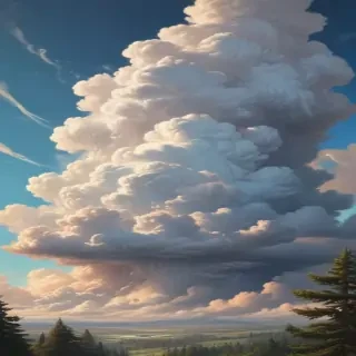 cartoon cloud drawing