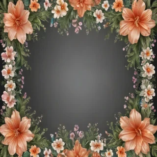 flowers border png