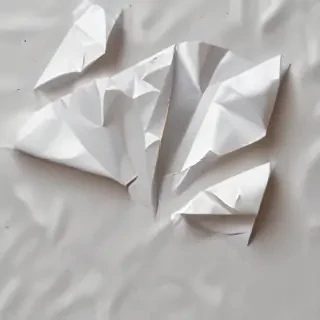 crumpled paper overlay