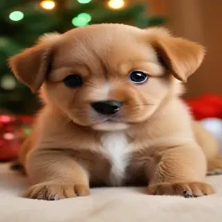 christmas puppy desktop backgrounds