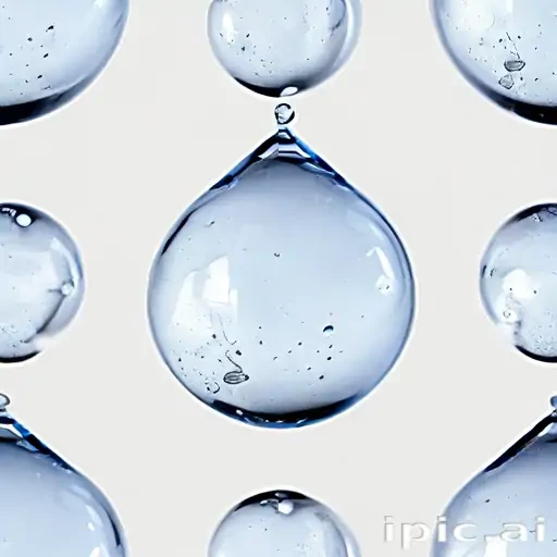 transparent water drop