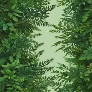 greenery background aesthetic