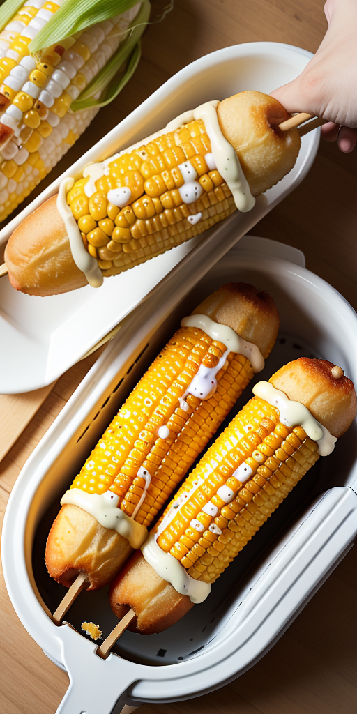 corn dog in the air fryer