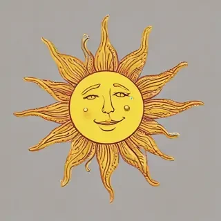 sun doodle