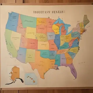 map of the us states