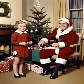 vintage xmas pictures