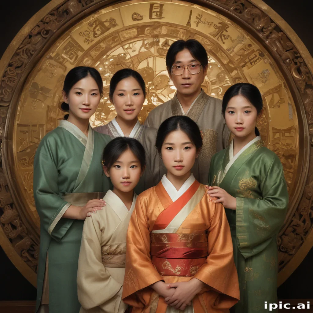 free use asian family