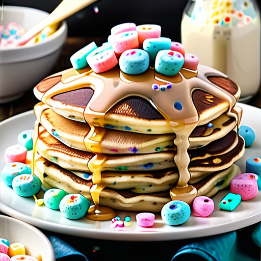 funfetti pancakes with pancake mix
