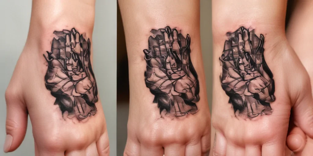 i love you sign language tattoo