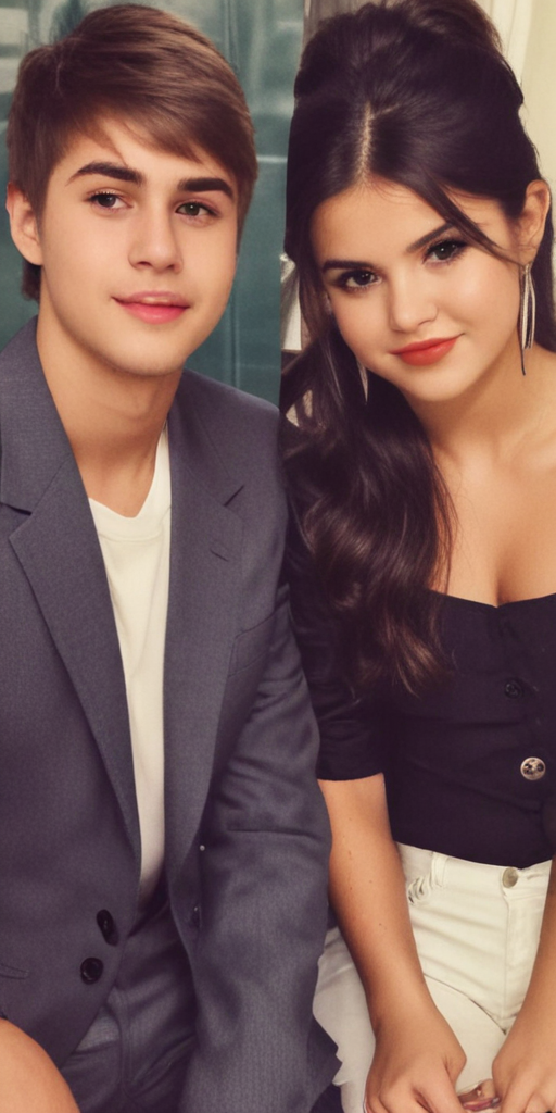 justin beber and selena gomez