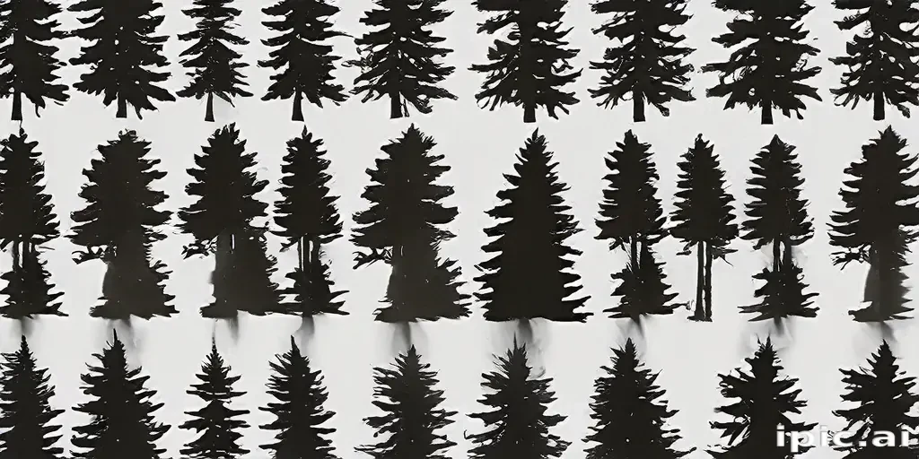 pine tree silhouette png
