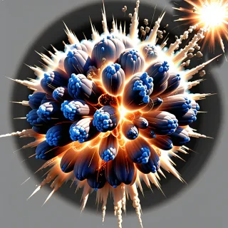 transparent explosion