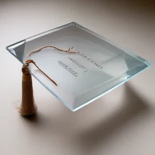 transparent graduation cap