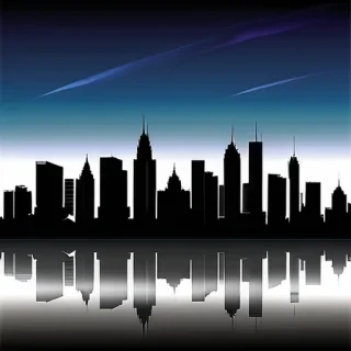 city skyline background