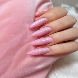 pink glitter aesthetic