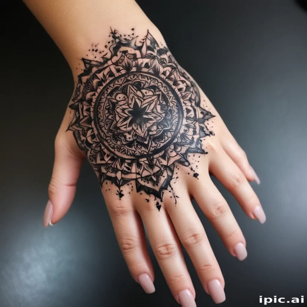 cute hand tattoos for black females