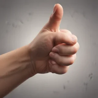 point finger png