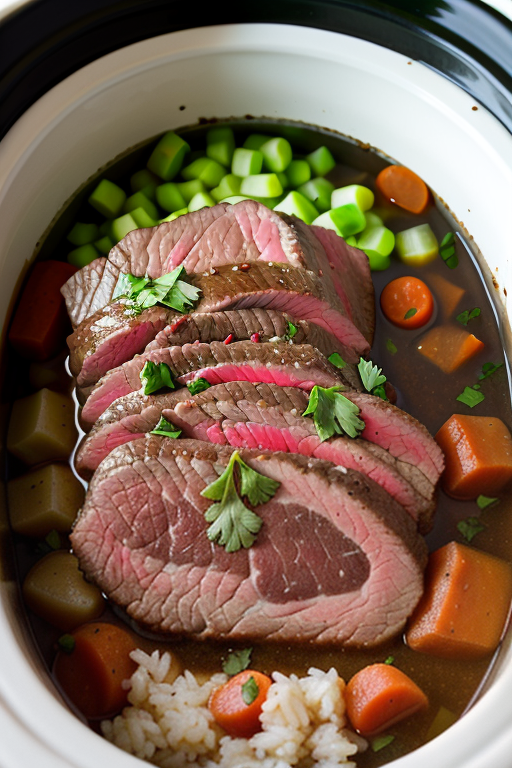 beef sirloin tip crock pot