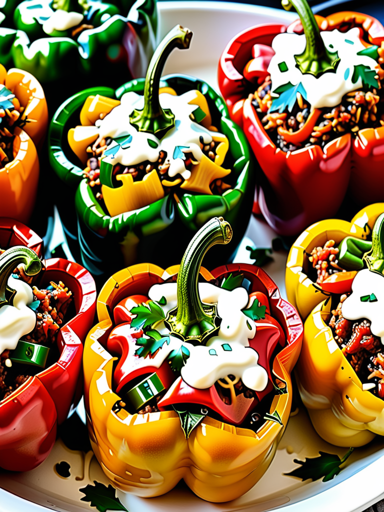 stuffed peppers without rice recipe