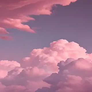 aesthetic pink clouds