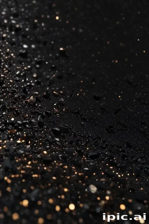 glitter background black