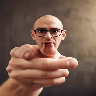 finger pointing at you