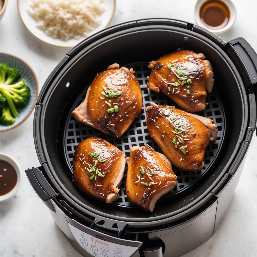 teriyaki chicken thighs air fryer