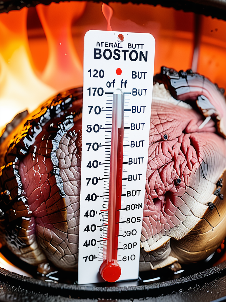 internal temp of boston butt