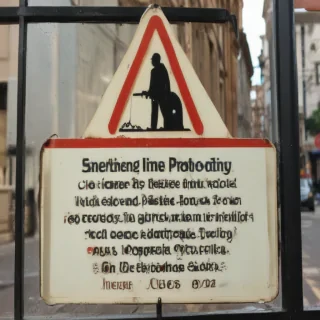 warning sign