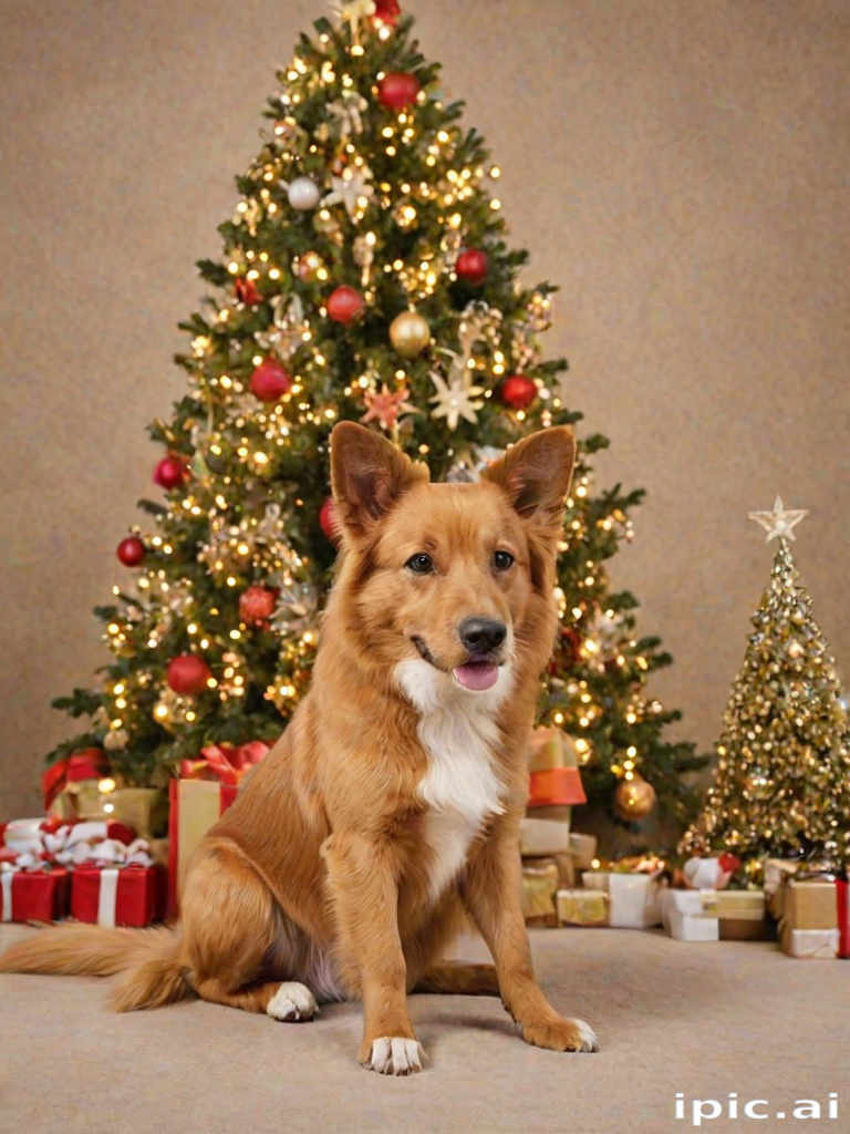 dog christmas backgrounds