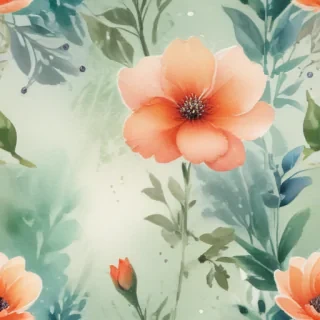 floral watercolor background