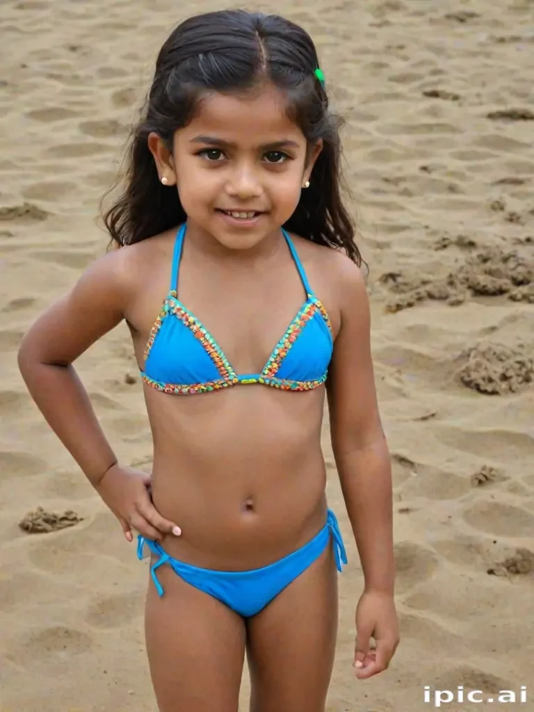 indian kid bikini