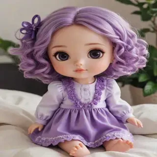 purple cute