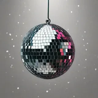transparent background disco ball png