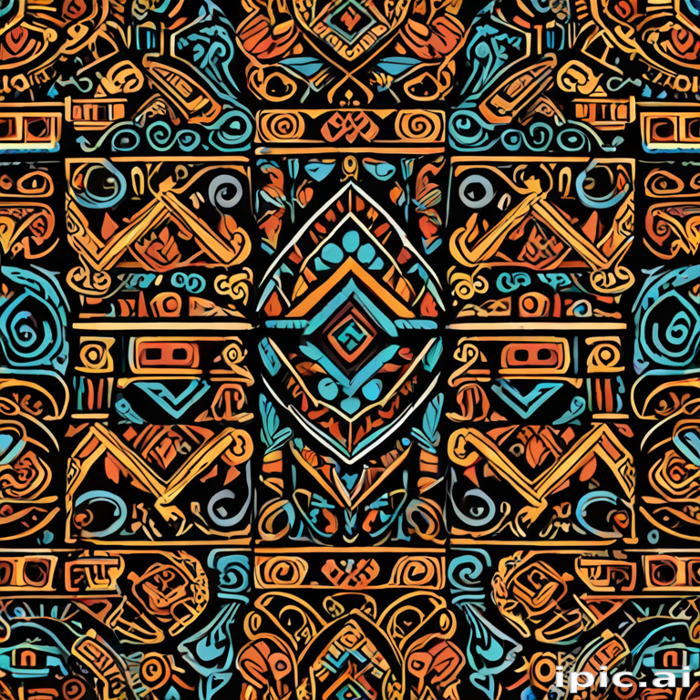 aztec pattern png