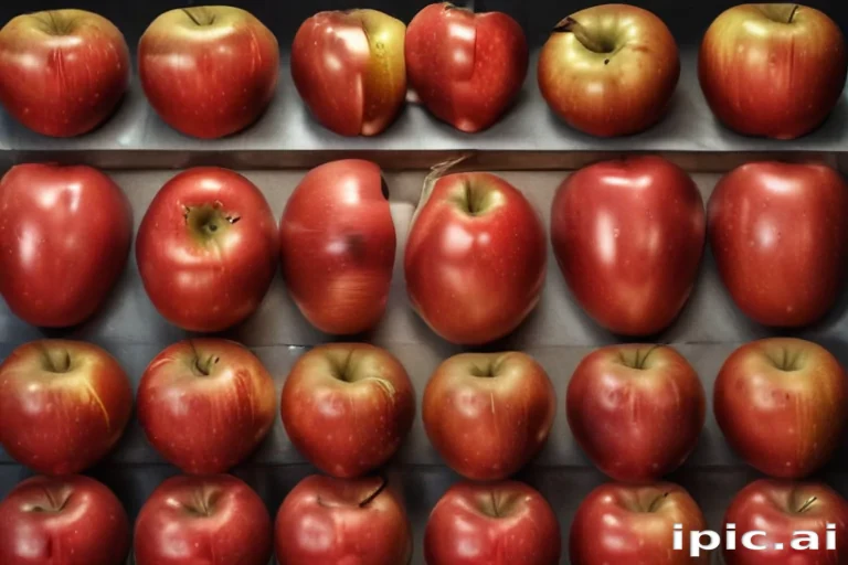 drawn apples