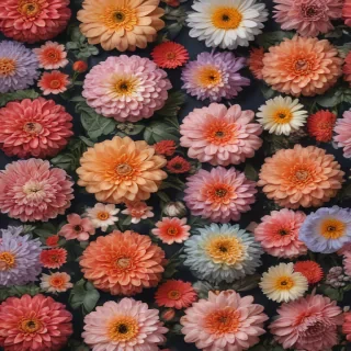 half brain half flowers