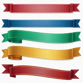 ribbon banners