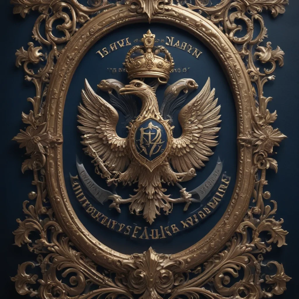 navy background