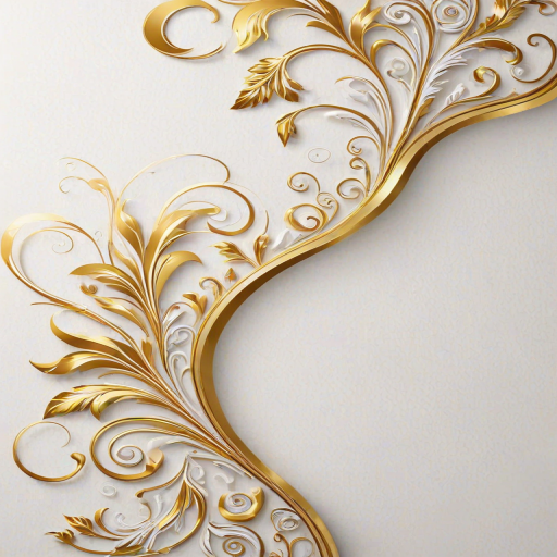 elegant white and gold background