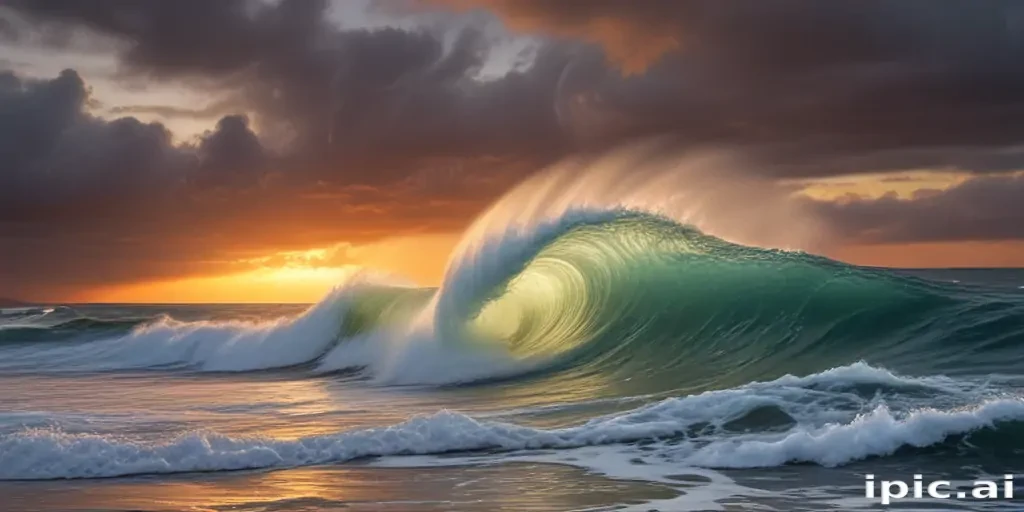 waves transparent