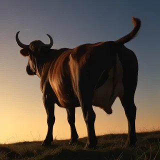 cow silhouette